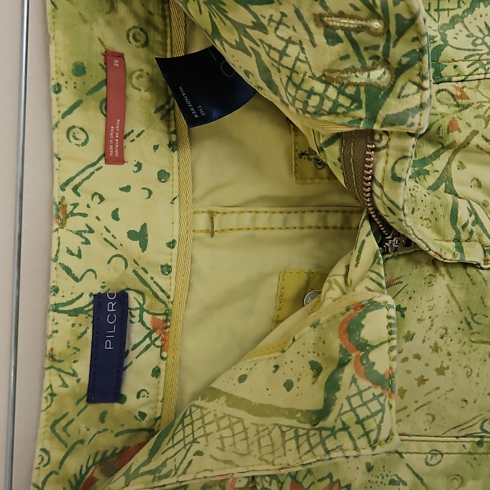 Anthropologie Pilcro The Wander low rise patchwork floral pants  women's… - Picture 5 of 12